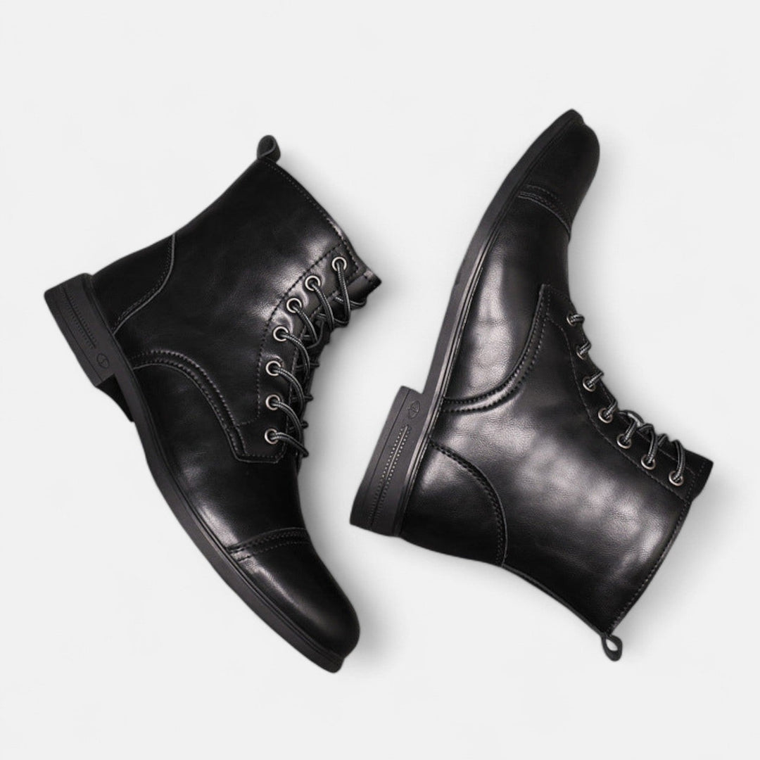 Stilvolle Herrenstiefel aus hochwertigem Kunstleder