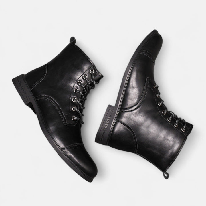 Stilvolle Herrenstiefel aus hochwertigem Kunstleder