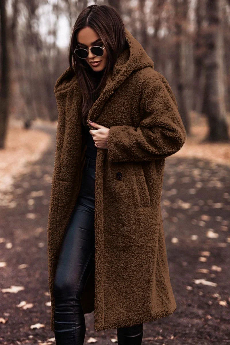 Lise-Trud | Langer Wintermantel mit geräumigen Taschen