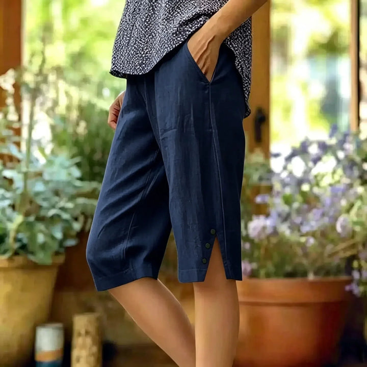 Fenja | Bequeme Bermuda mit Details