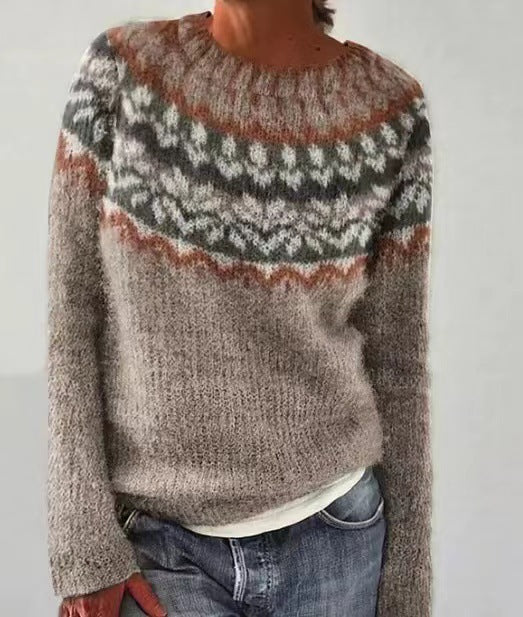 Elsa-Gret | Strickpullover mit reicher Textur und Vintage-Charme