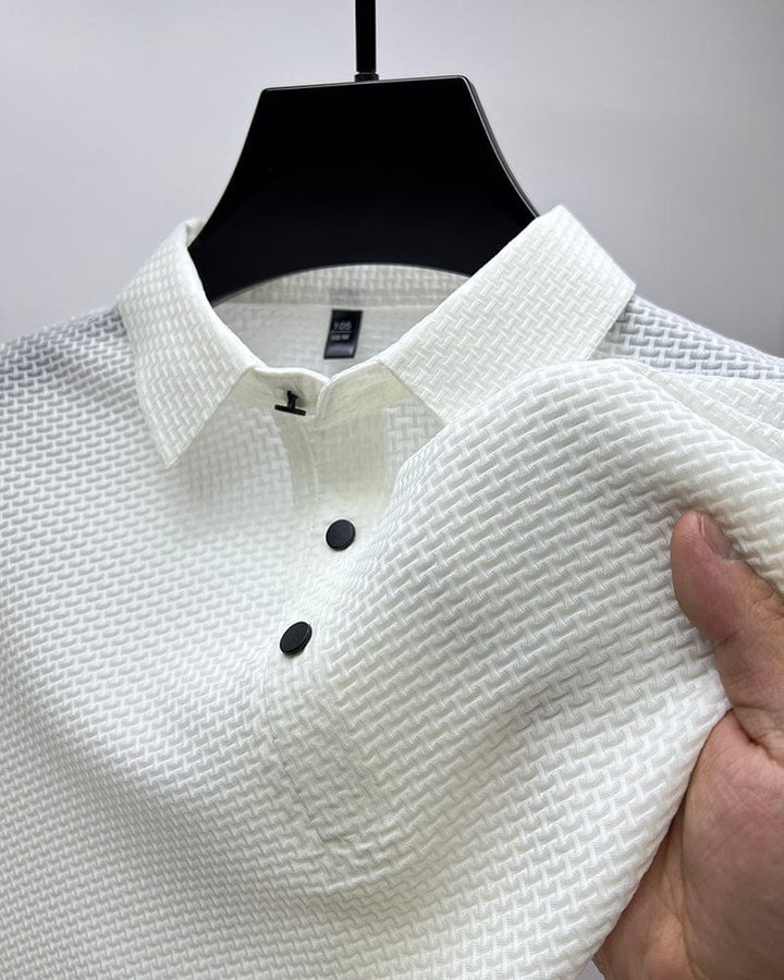Luca | Exklusives Poloshirt mit moderner Struktur