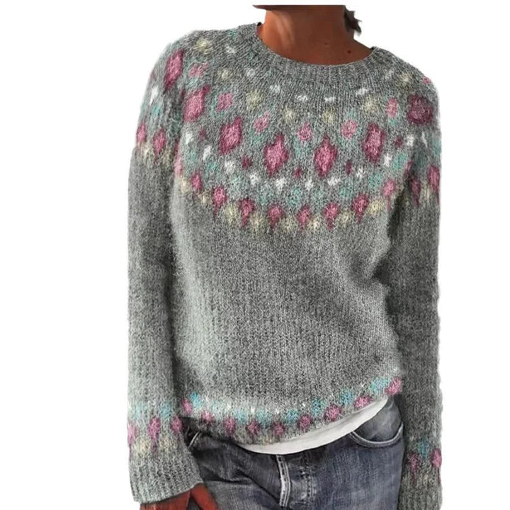 Leni | Strickpullover mit einzigartigem Muster und warmem Stoff