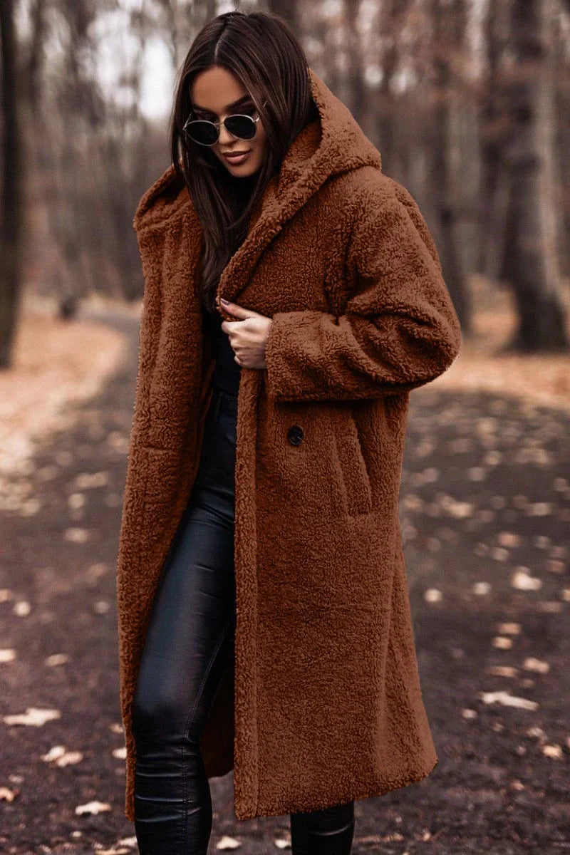 Lise-Trud | Langer Wintermantel mit geräumigen Taschen