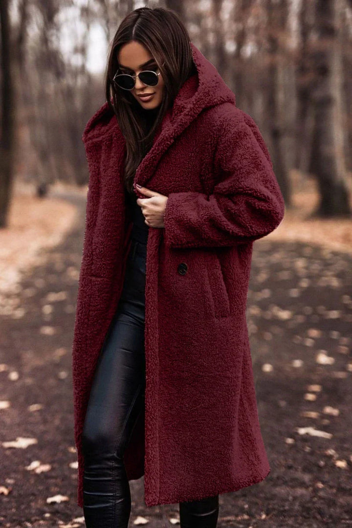 Lise-Trud | Langer Wintermantel mit geräumigen Taschen