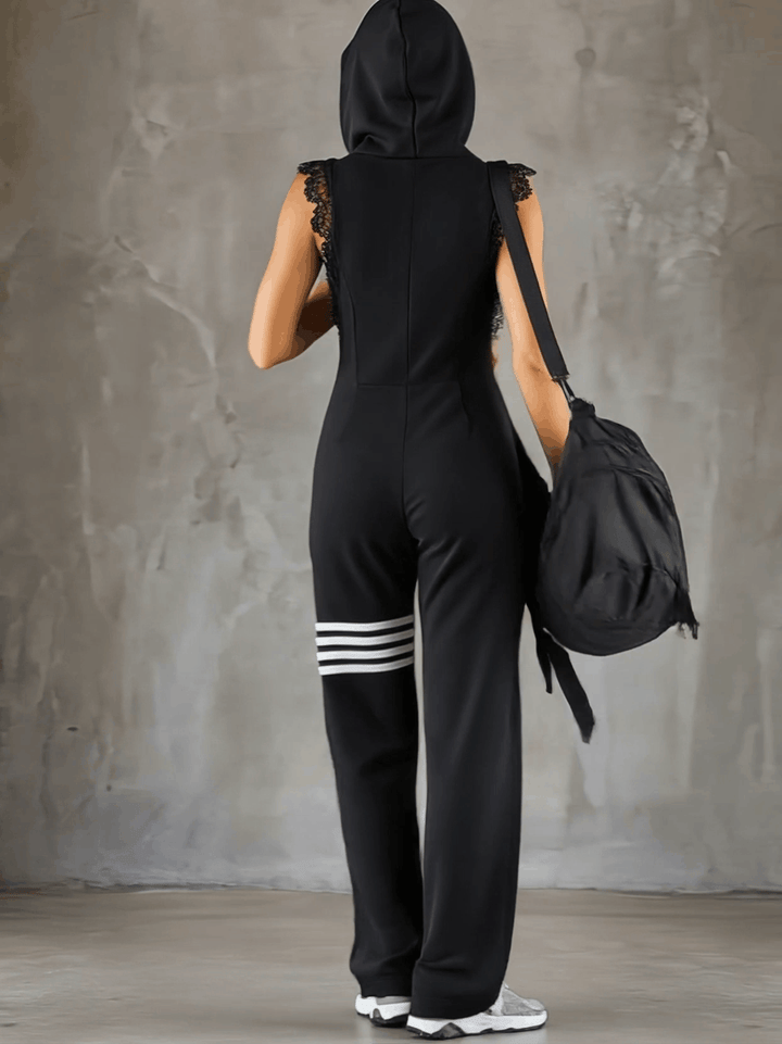Lotte | Sport-Luxe Kapuzen-Jumpsuit