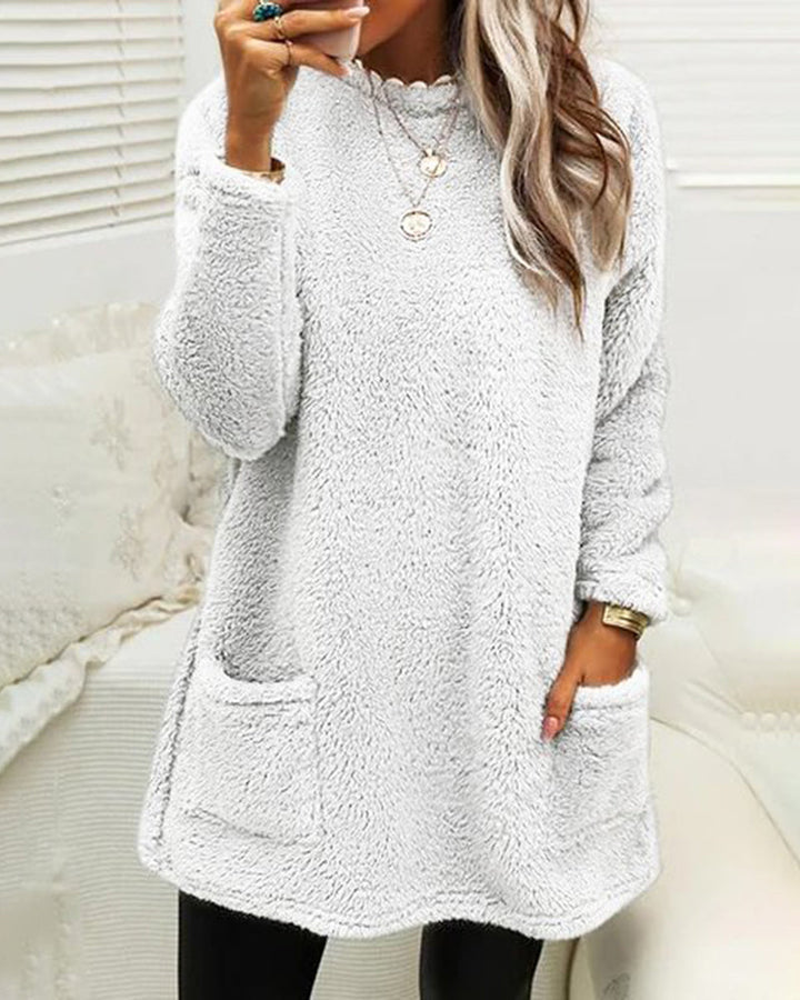 Anne-Gard | Kuscheliger Fleece-Pullover mit praktischen Taschen