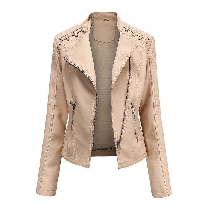 Annalena | Elegante Lederjacke mit Reverskragen