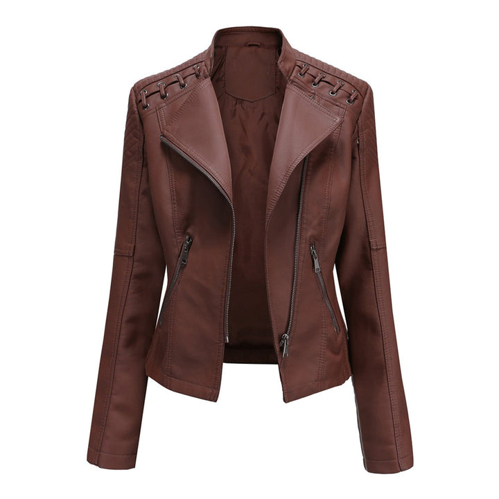 Annalena | Elegante Lederjacke mit Reverskragen