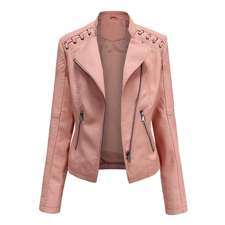Annalena | Elegante Lederjacke mit Reverskragen