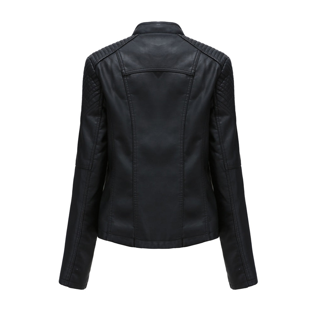 Annalena | Elegante Lederjacke mit Reverskragen