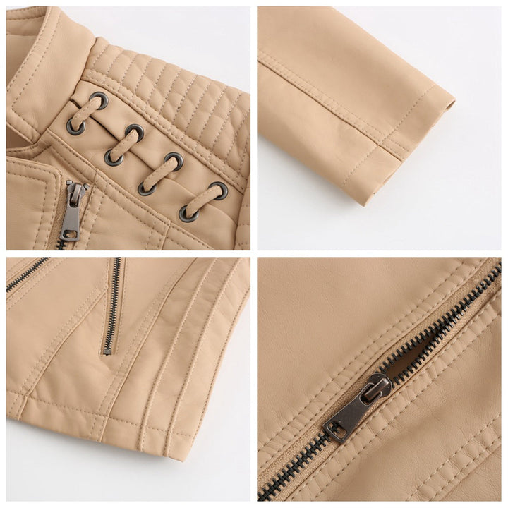 Annalena | Elegante Lederjacke mit Reverskragen