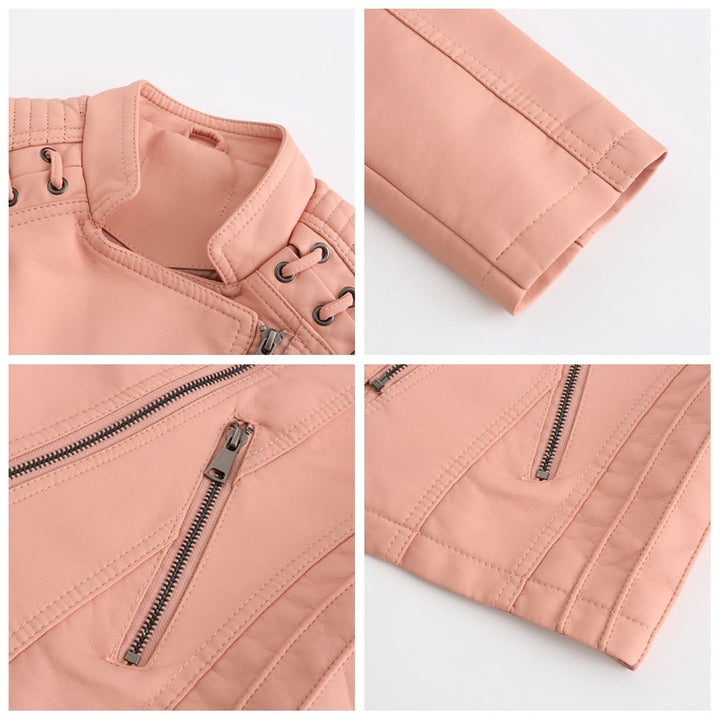 Annalena | Elegante Lederjacke mit Reverskragen