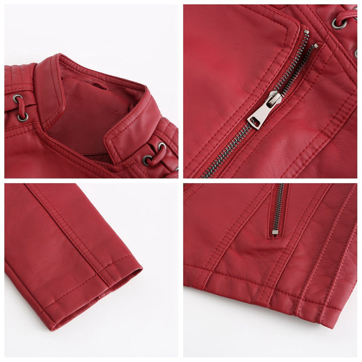 Annalena | Elegante Lederjacke mit Reverskragen