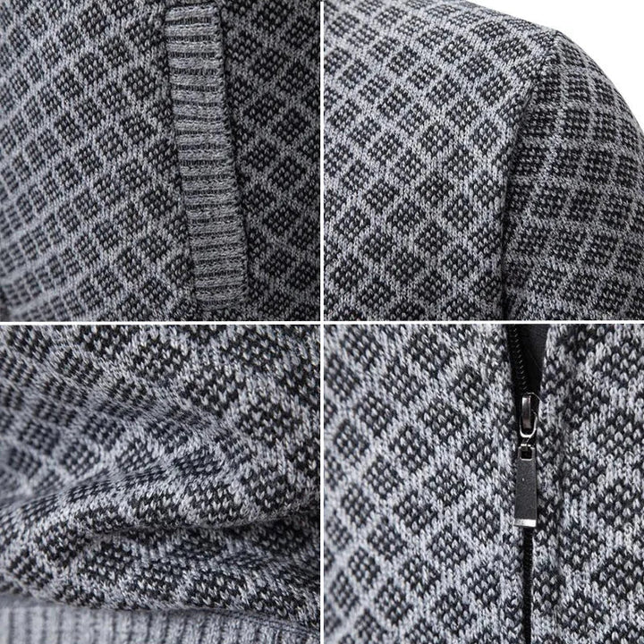 Maximilian | Premium-Strickjacke mit Reißverschluss