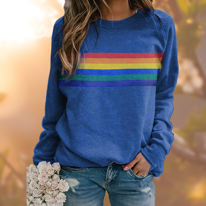 Regina | Pullover mit Rundhalsausschnitt und auffälligem Design