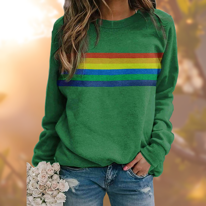 Regina | Pullover mit Rundhalsausschnitt und auffälligem Design