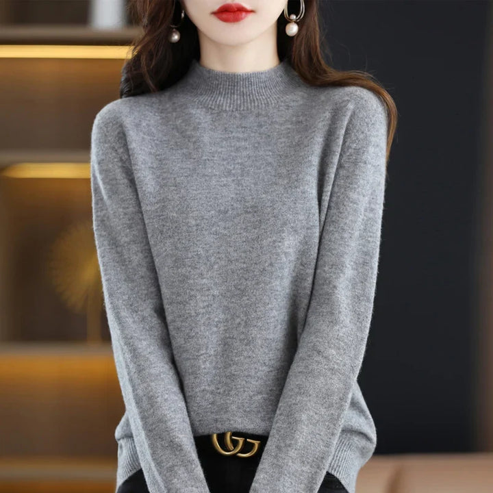 Meike | Strickpullover mit minimalistischem Design und atmungsaktiver Wärme