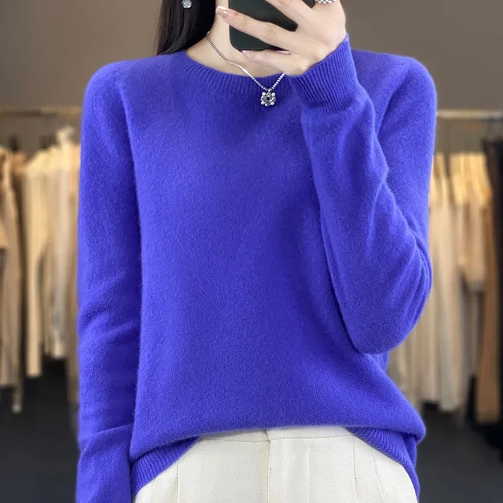 Kreszentia | Zeitloser Pullover aus erstklassig weichem Strick