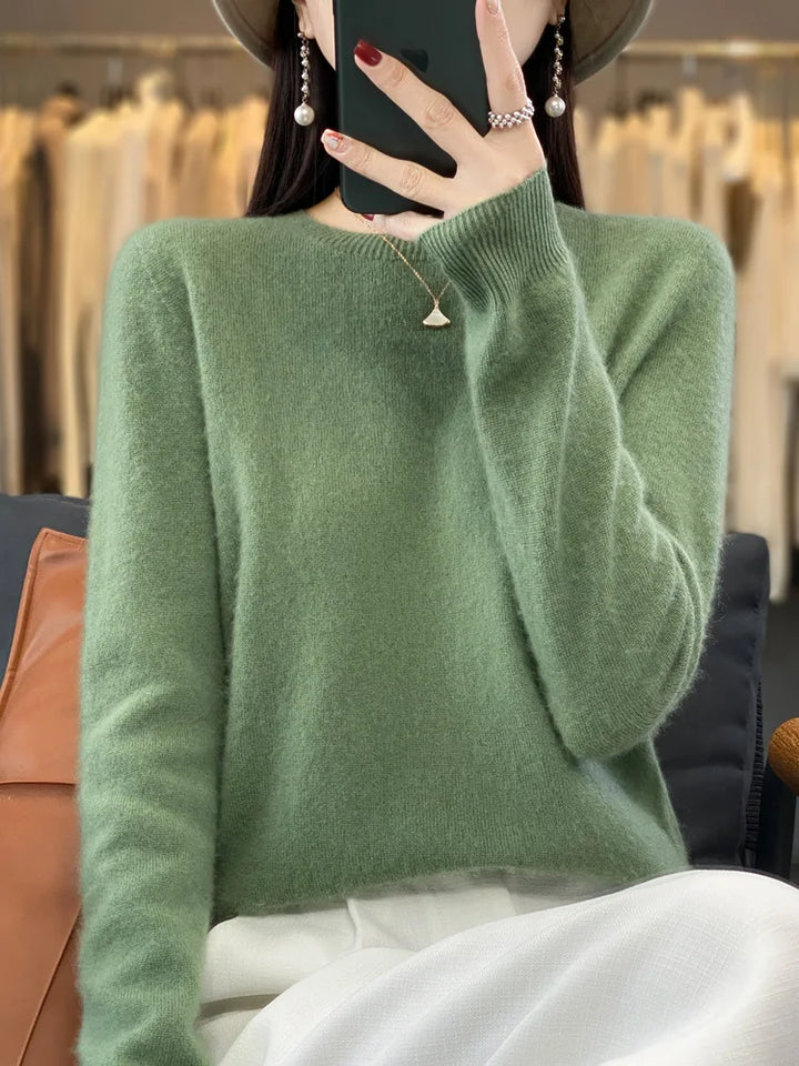 Kreszentia | Zeitloser Pullover aus erstklassig weichem Strick