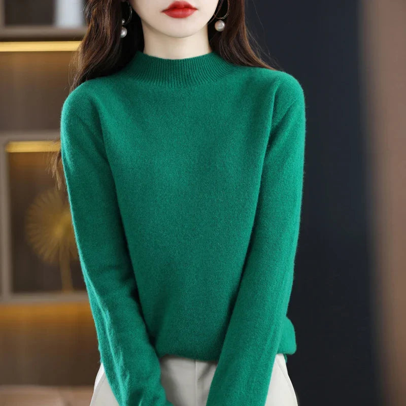 Meike | Strickpullover mit minimalistischem Design und atmungsaktiver Wärme