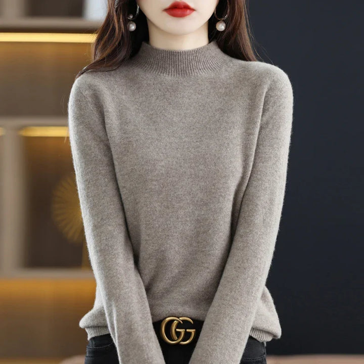Meike | Strickpullover mit minimalistischem Design und atmungsaktiver Wärme
