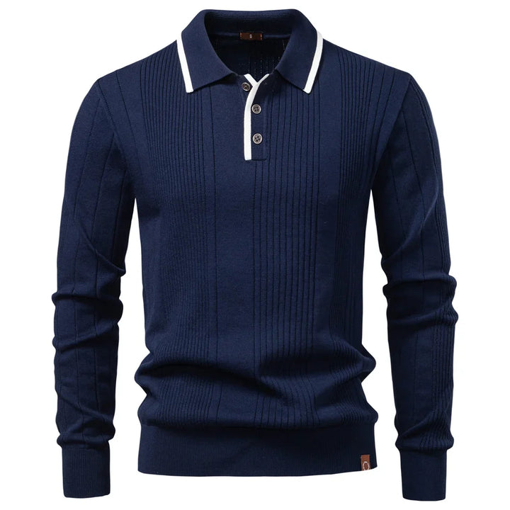 Benno | Warmes Winter-Poloshirt für Herren