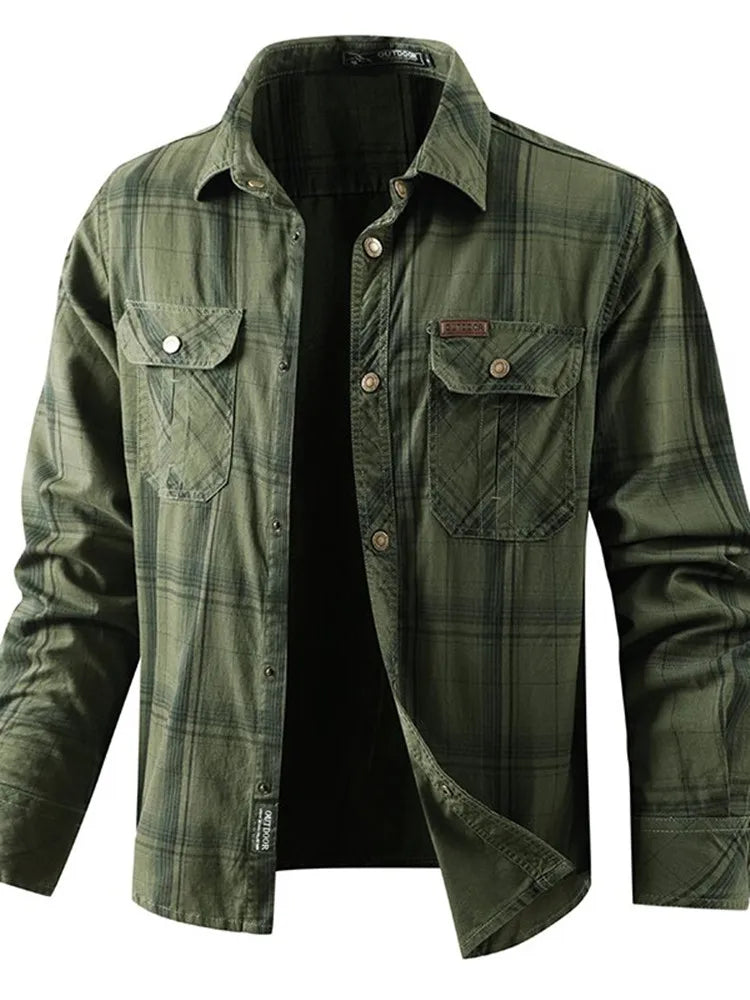 Friedhelm | Winter-Overshirt aus Baumwolle