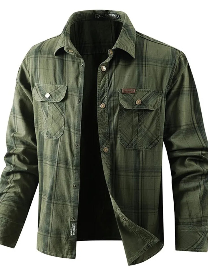 Friedhelm | Winter-Overshirt aus Baumwolle