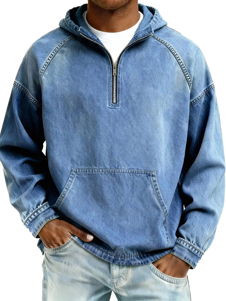 Reiner | Vintage Herrenpullover mit Kapuze