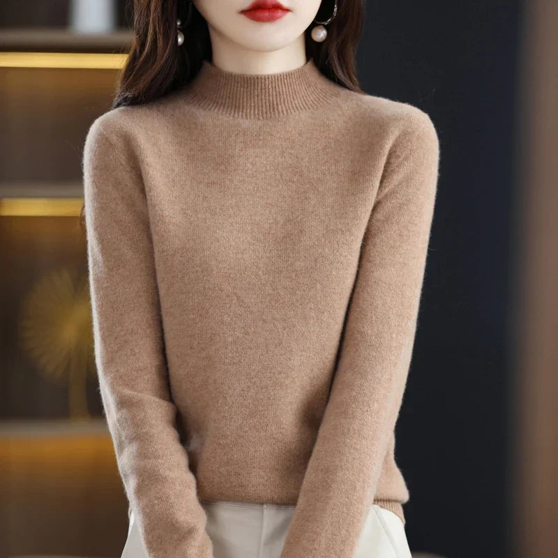 Meike | Strickpullover mit minimalistischem Design und atmungsaktiver Wärme
