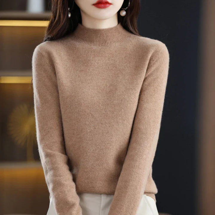 Meike | Strickpullover mit minimalistischem Design und atmungsaktiver Wärme