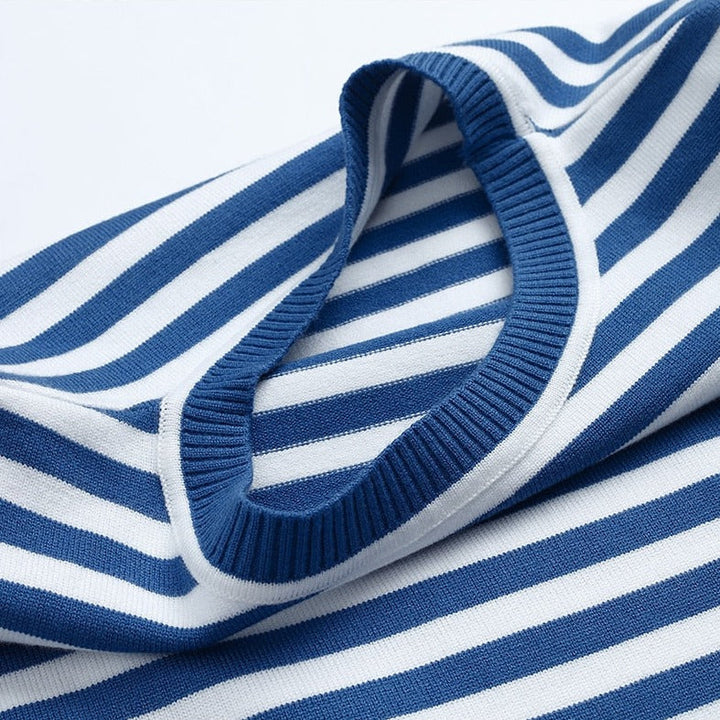 Fiona | Elegantes Langarmshirt mit Streifen (1 kaufen, 1 GRATIS dazu)