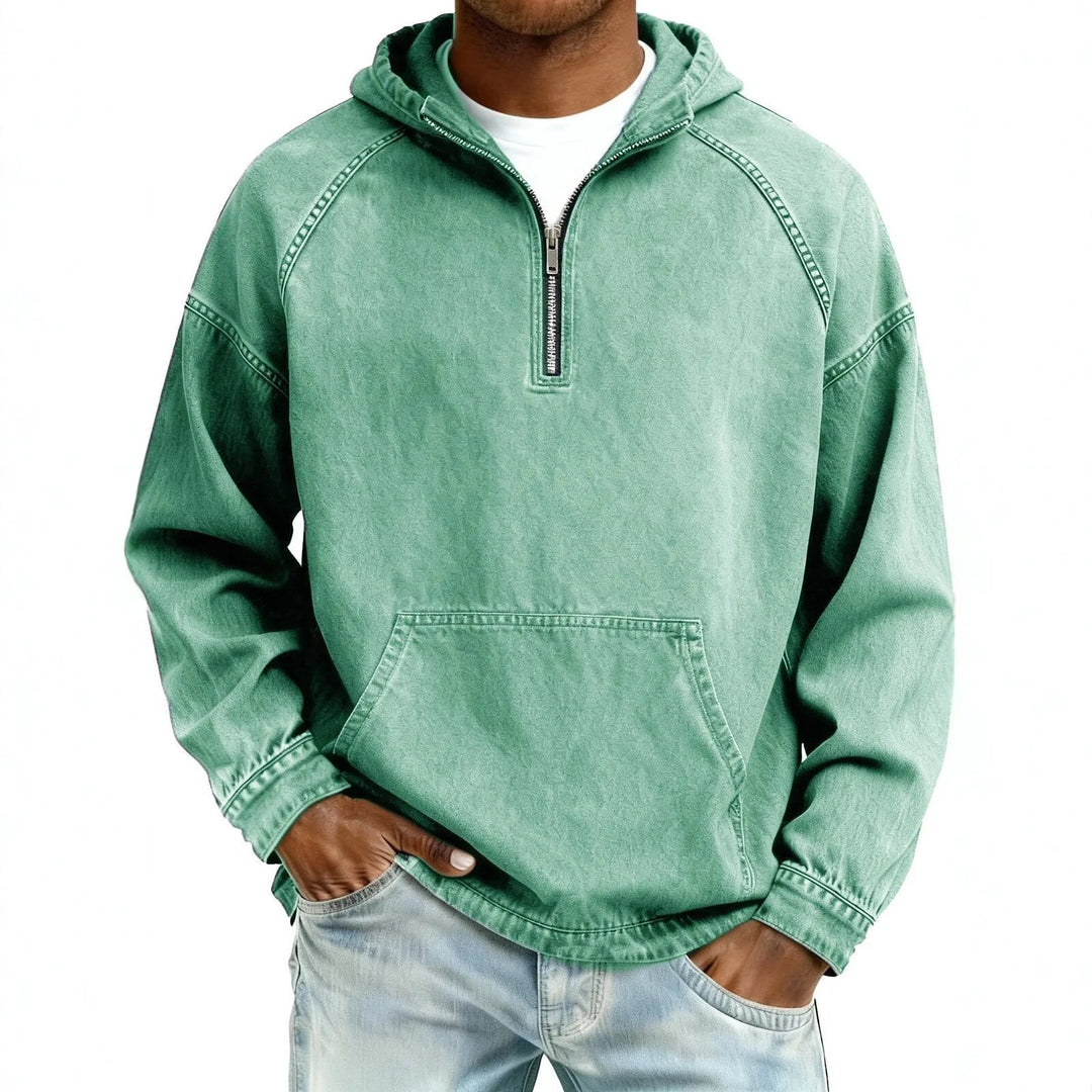 Reiner | Vintage Herrenpullover mit Kapuze