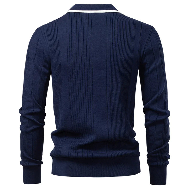 Benno | Warmes Winter-Poloshirt für Herren