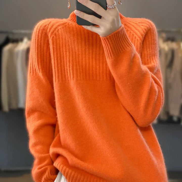 Aloisia | Kuscheliger Rollkragenpullover aus erstklassigem Weichstrick