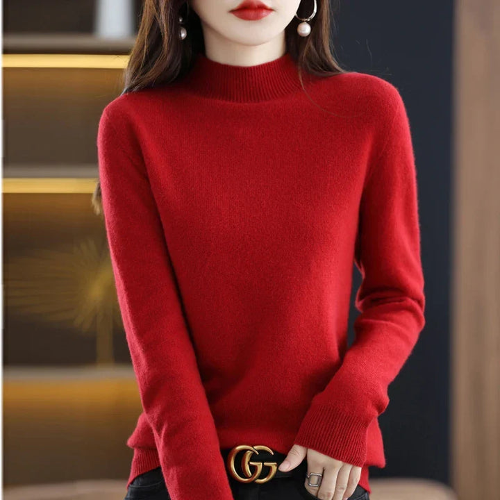 Meike | Strickpullover mit minimalistischem Design und atmungsaktiver Wärme