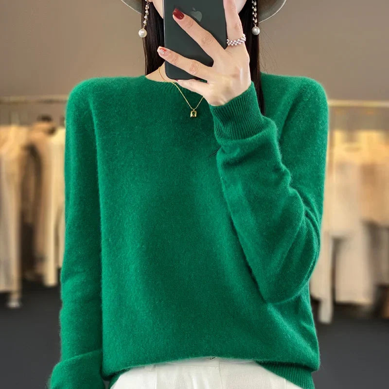 Kreszentia | Zeitloser Pullover aus erstklassig weichem Strick
