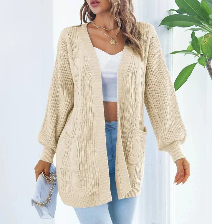 Elsa-Minna | Lange Strickjacke mit lockerer Passform