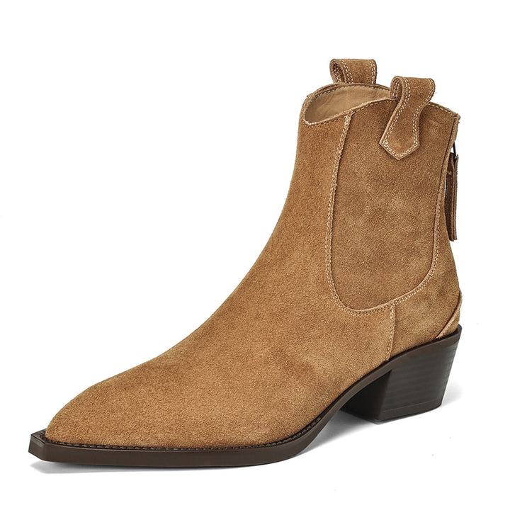 Clarissa | Orthopädische Western-Stiefeletten in Lederoptik