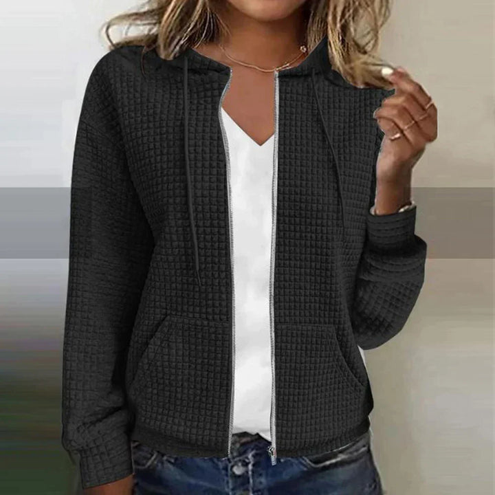 Norina | Kapuzenpullover mit Reißverschluss und praktischen Taschen