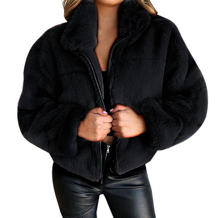 Gundula | Kuschelige Plüsch-Strickjacke mit wärmender Isolierung