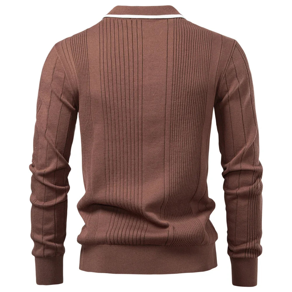 Benno | Warmes Winter-Poloshirt für Herren