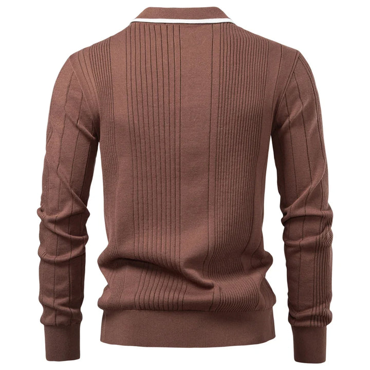 Benno | Warmes Winter-Poloshirt für Herren