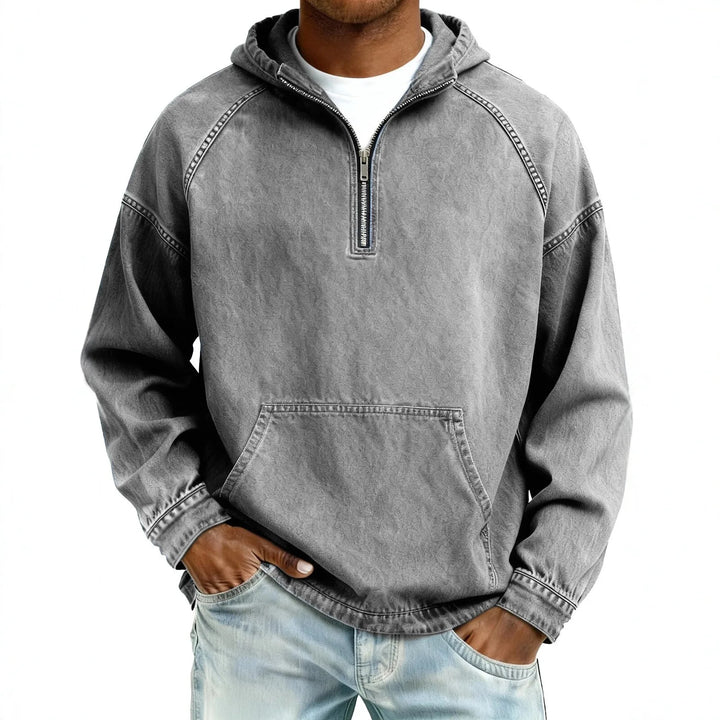 Reiner | Vintage Herrenpullover mit Kapuze