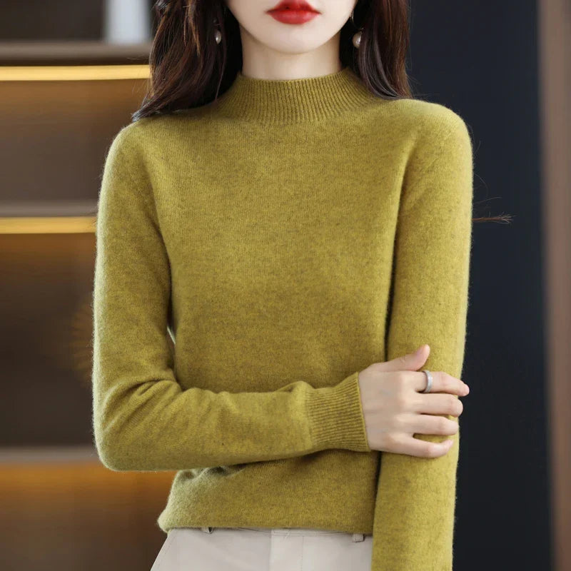 Meike | Strickpullover mit minimalistischem Design und atmungsaktiver Wärme