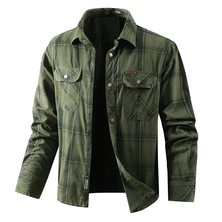 Friedhelm | Winter-Overshirt aus Baumwolle