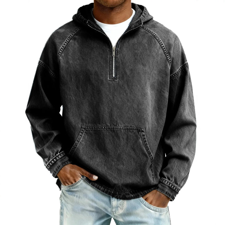 Reiner | Vintage Herrenpullover mit Kapuze