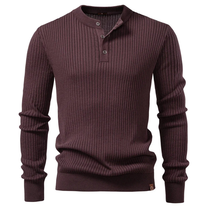 Paul | Winter-Poloshirt mit Knopfleiste