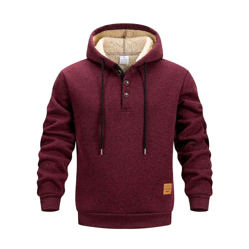Volker | Stilvolles Wintersweatshirt mit Kapuze
